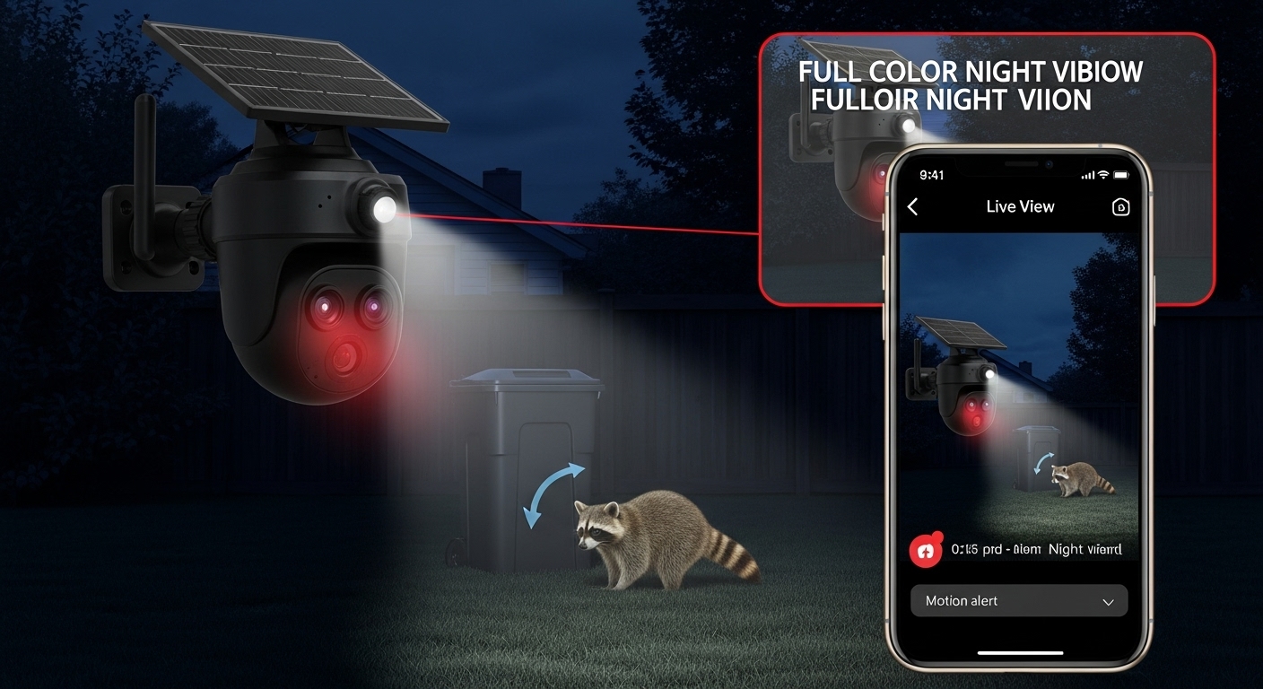 4G Solar Security Camera